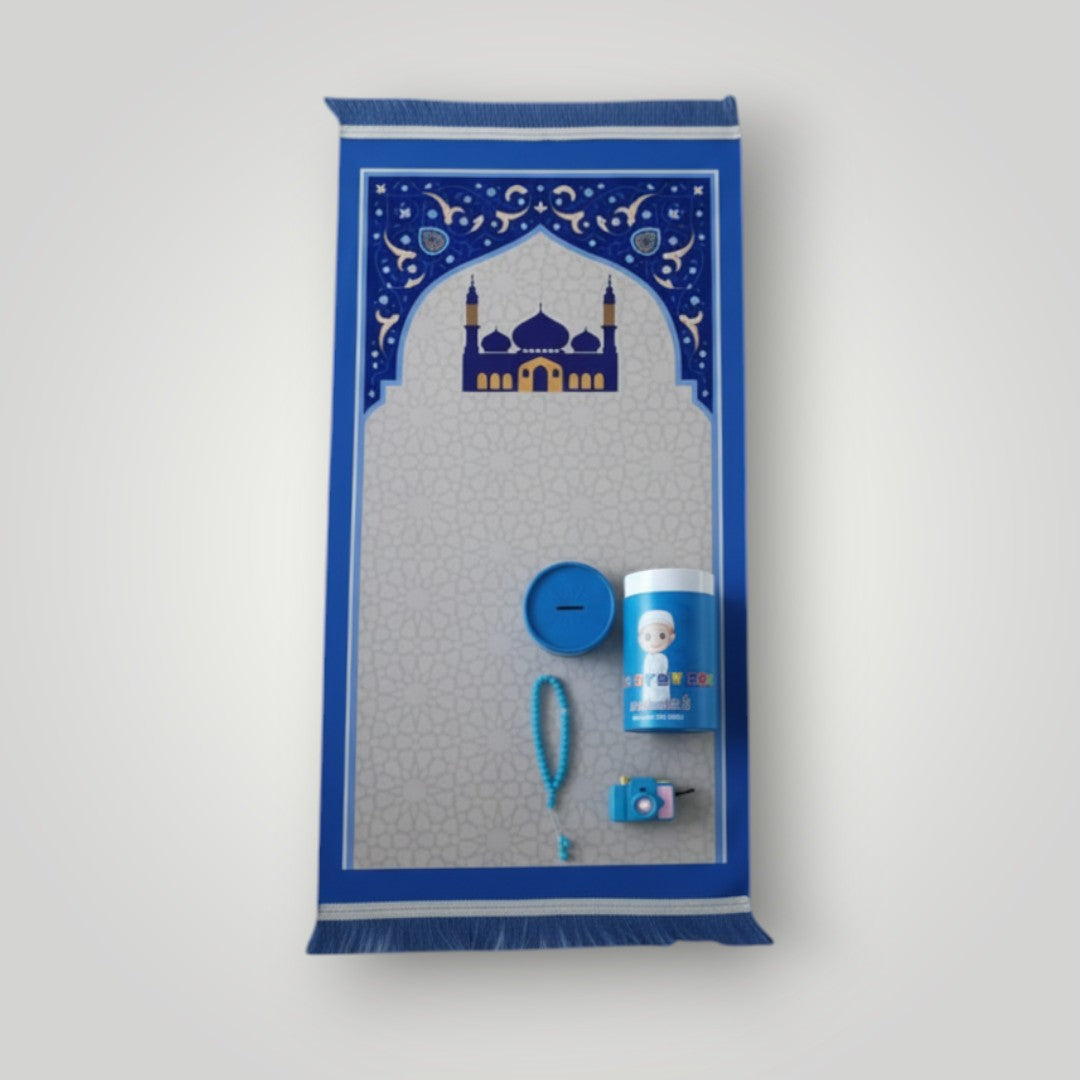 Bønnesett - Barn (blå)