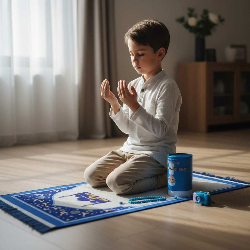 Bønnesett - Barn (blå)