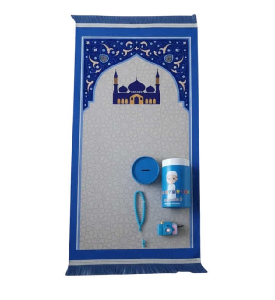 Bønnesett - Barn (blå)