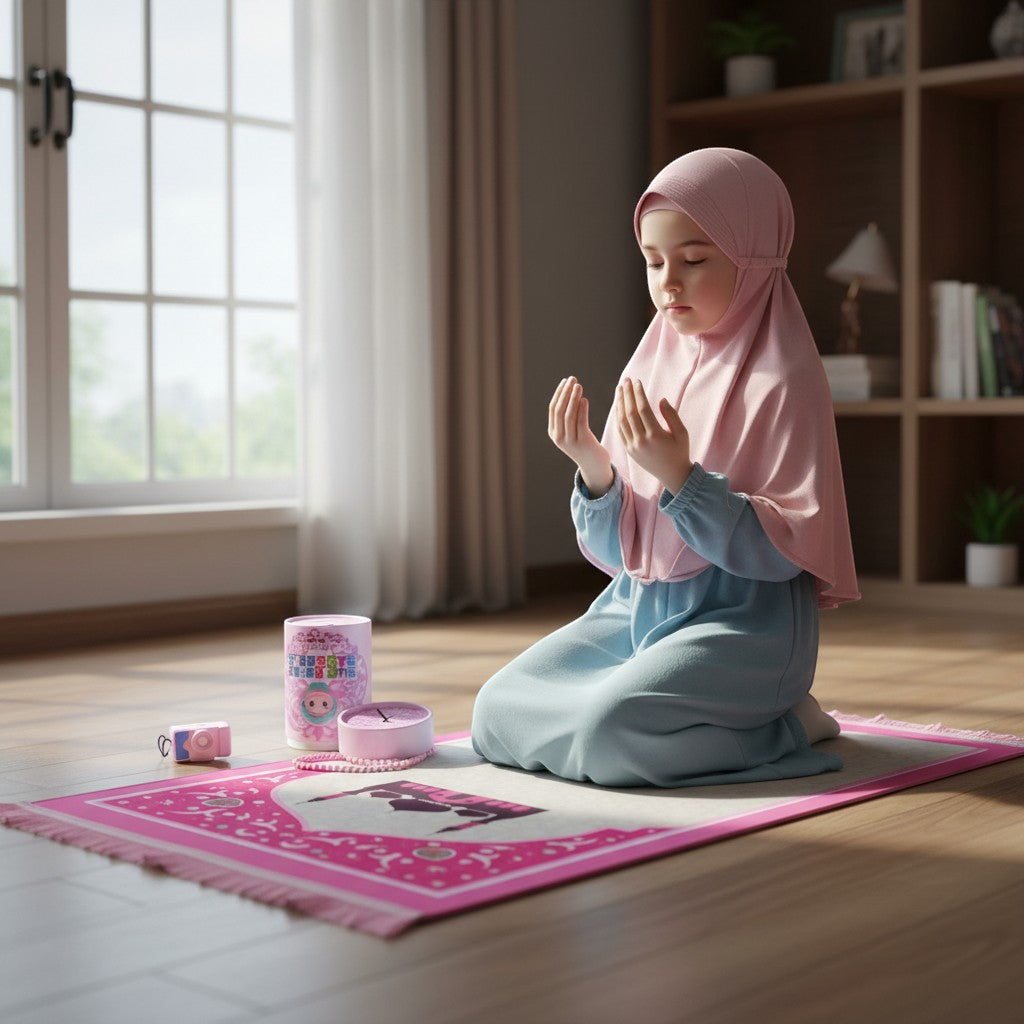 Bønnesett - Barn (rosa)