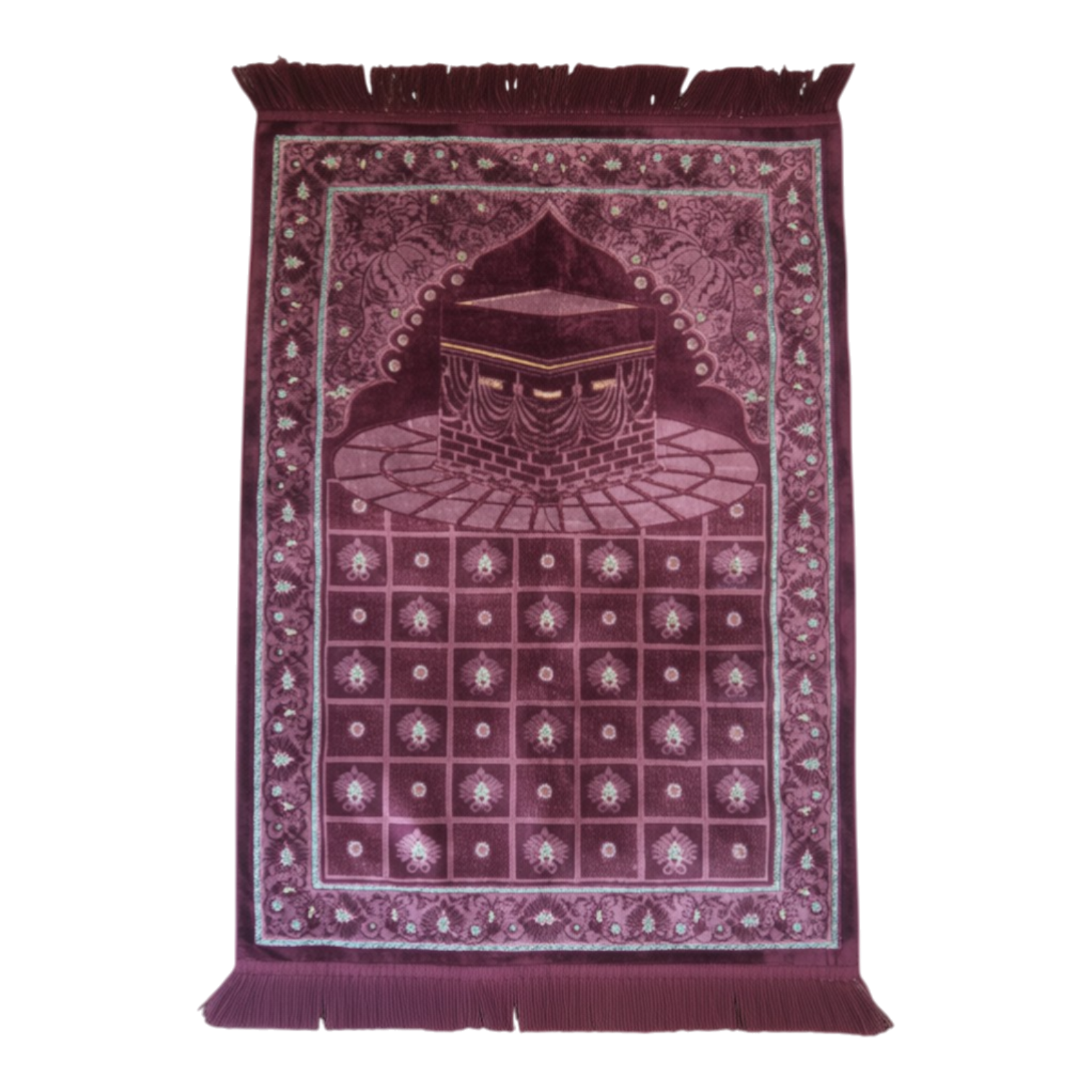 Bønneteppe - Kvalitet (plommerød)